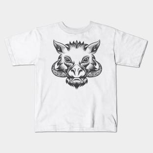 Boar head Kids T-Shirt